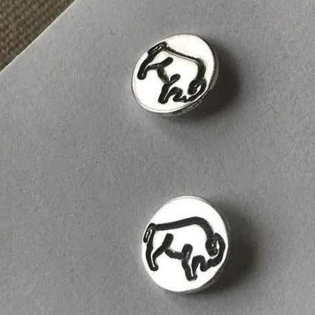 Bison Stud Earrings