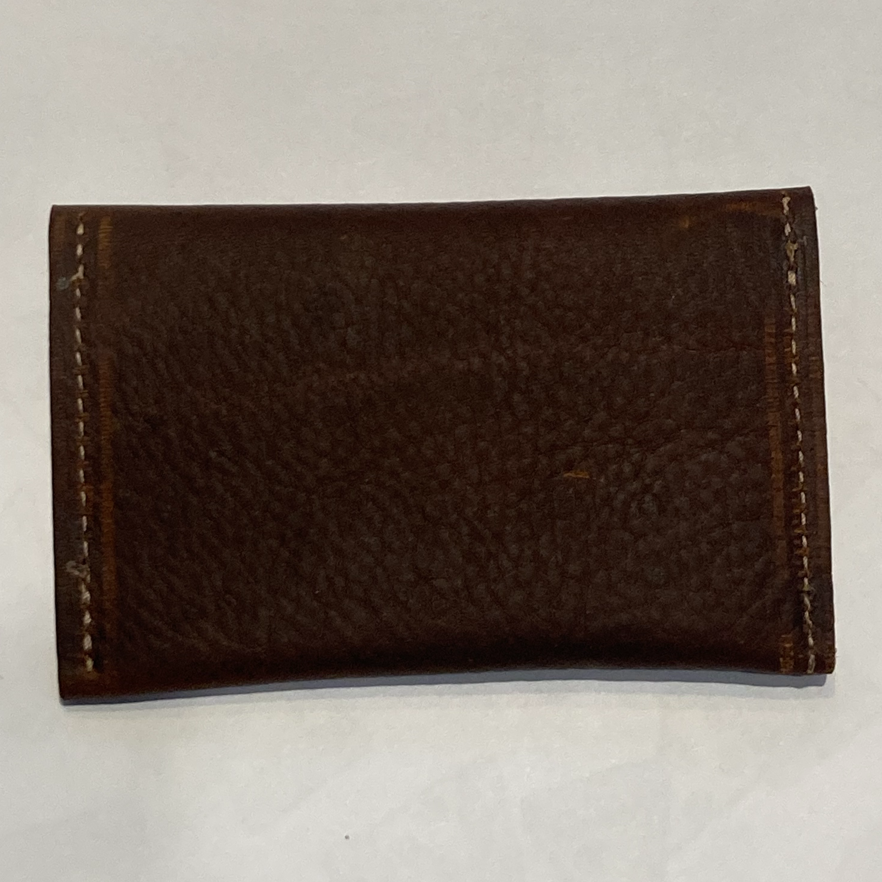 Brown Leather Card Wallet