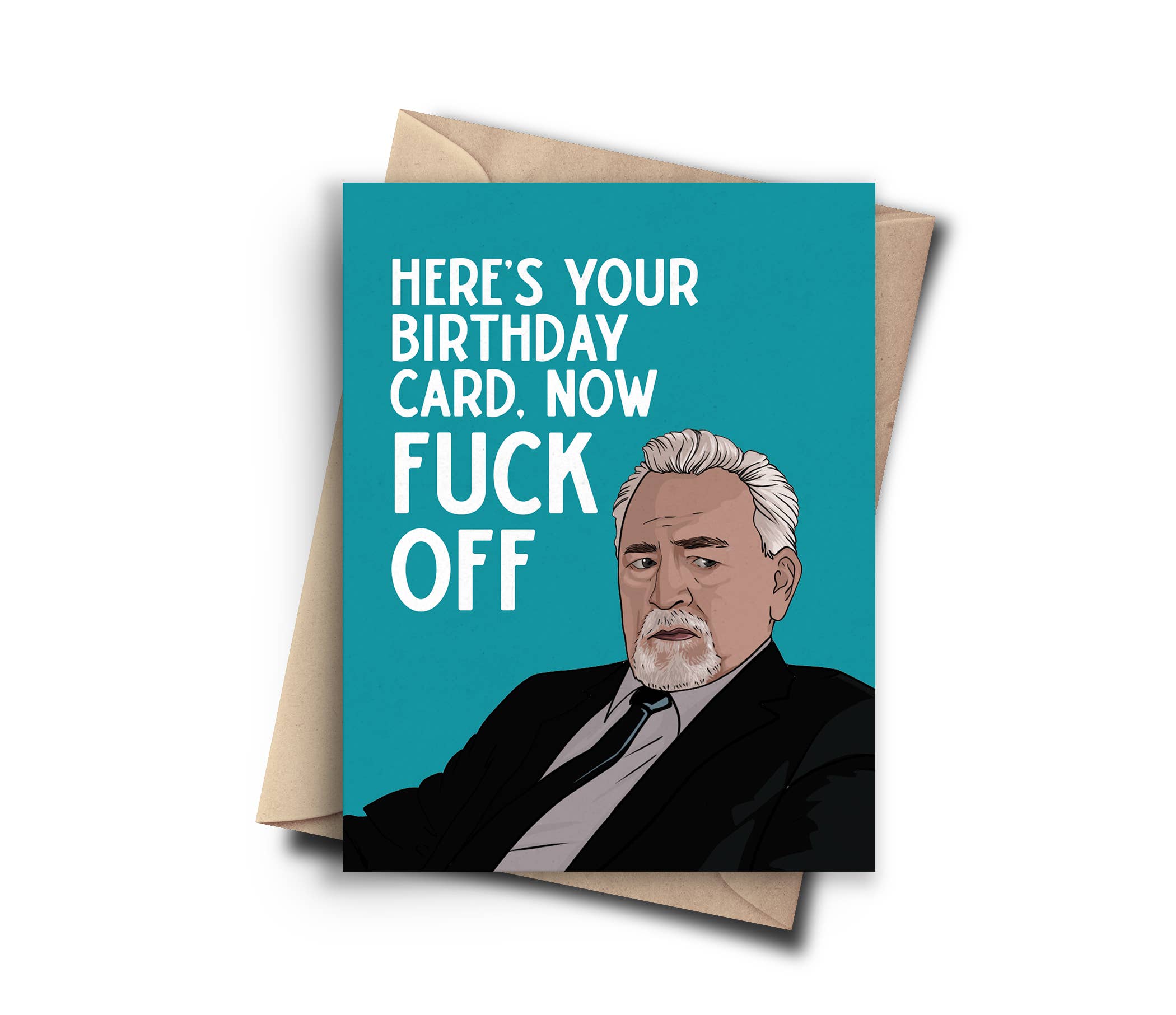 Pop Cult Paper - Succession Funny Birthday Card