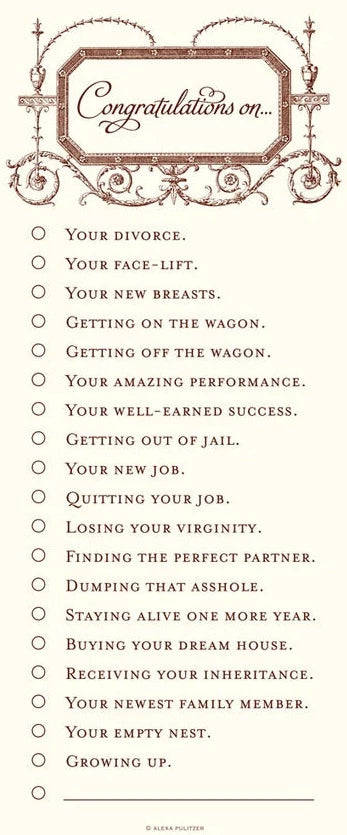 Congratulations Notepad