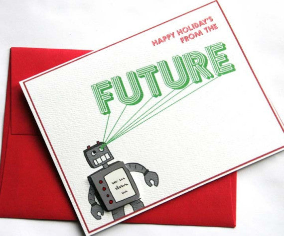 Robot Holiday Card