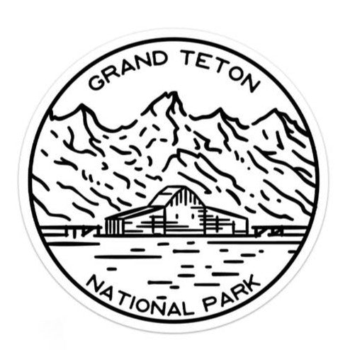 Grand Teton National Park Sticker