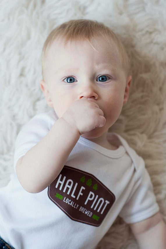 Half Pint Baby Onesie