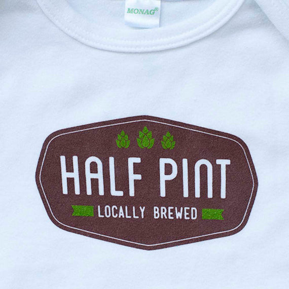 Half Pint Baby Onesie