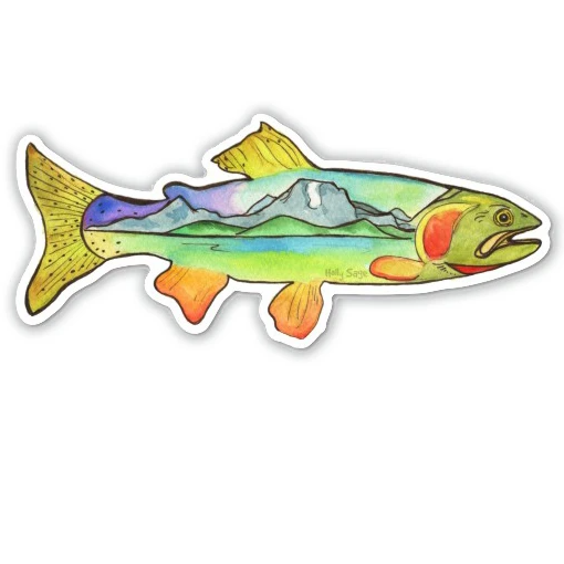 Cutthroat Catch Sticker