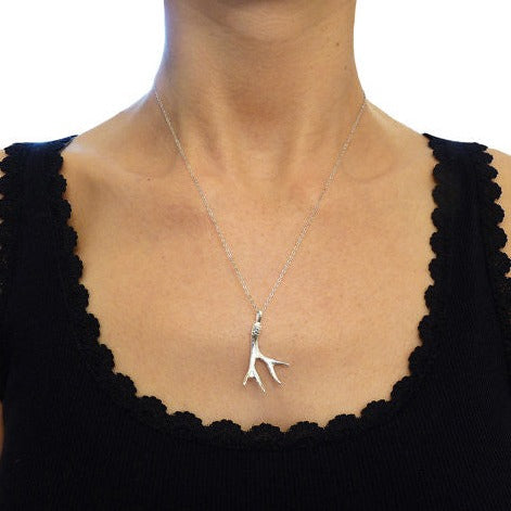 Single Deer Antler Necklace