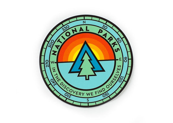 National Parks Sunrise Sticker/Patch