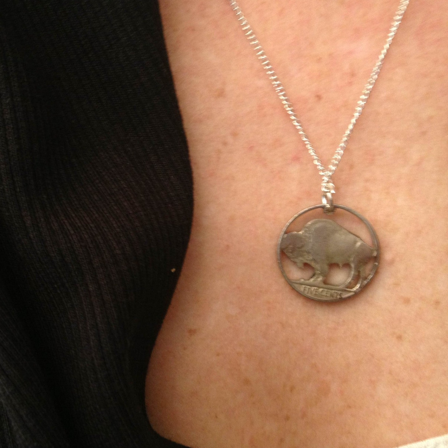 Buffalo Nickel Necklace