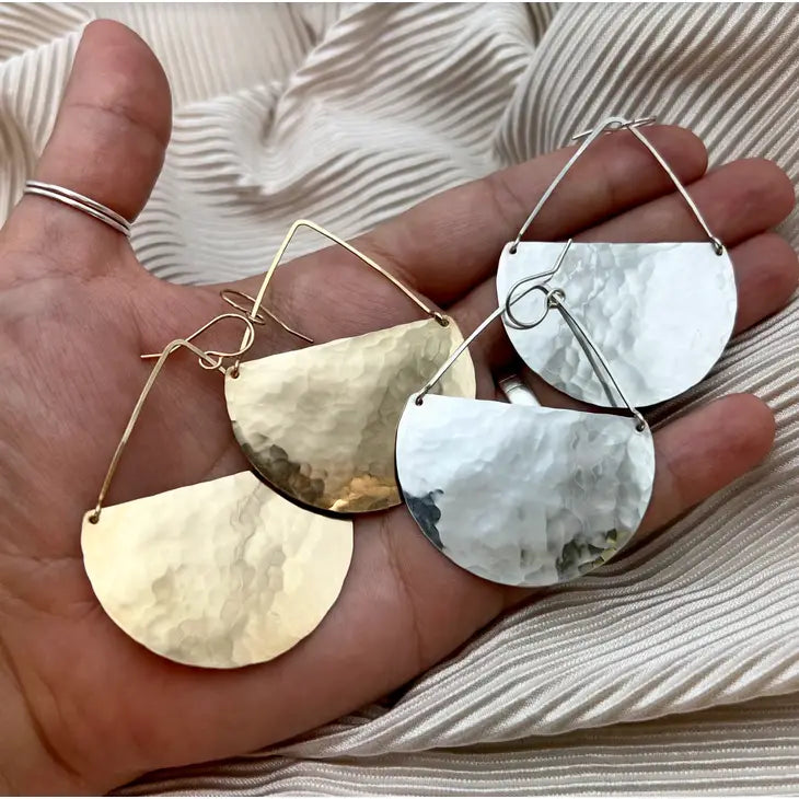 Rounded Edge Earrings