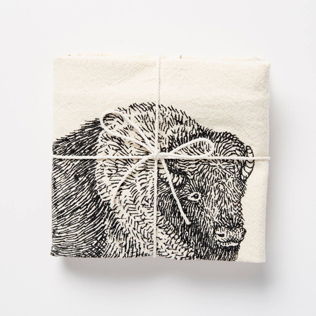 Bison Flour Sack Tea Towel