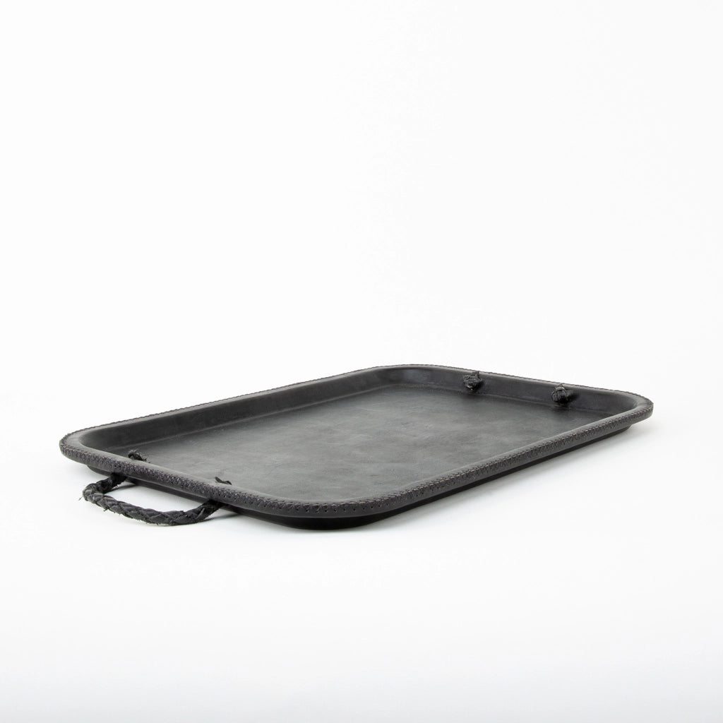 Black and hot sale white serving trays