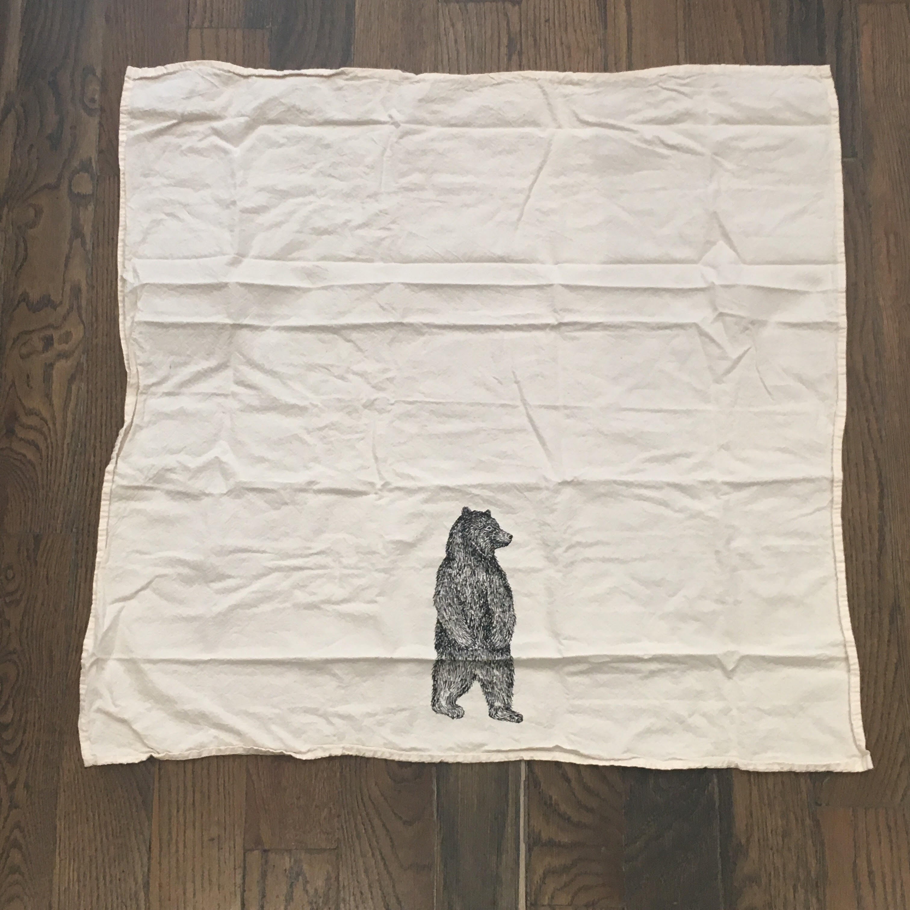 Standing Bear Flour Sack Towel