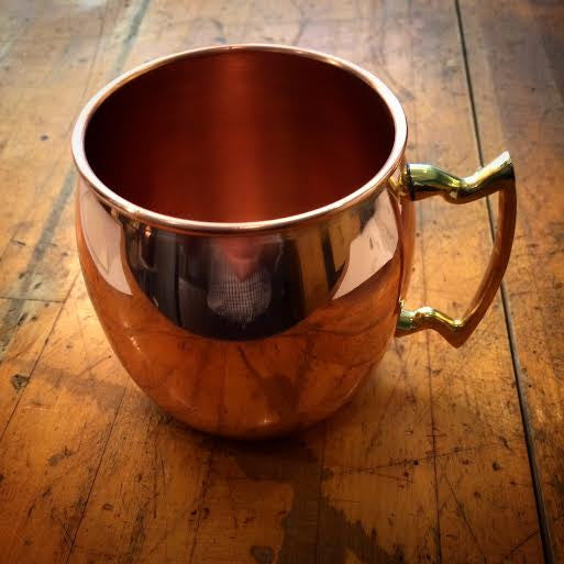 Solid Copper Moscow Mule Mug