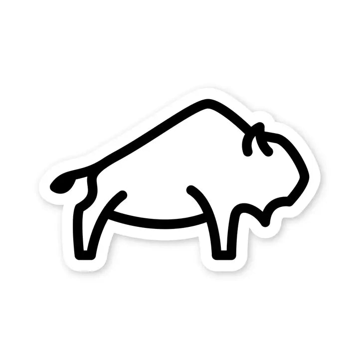 Bison Sticker