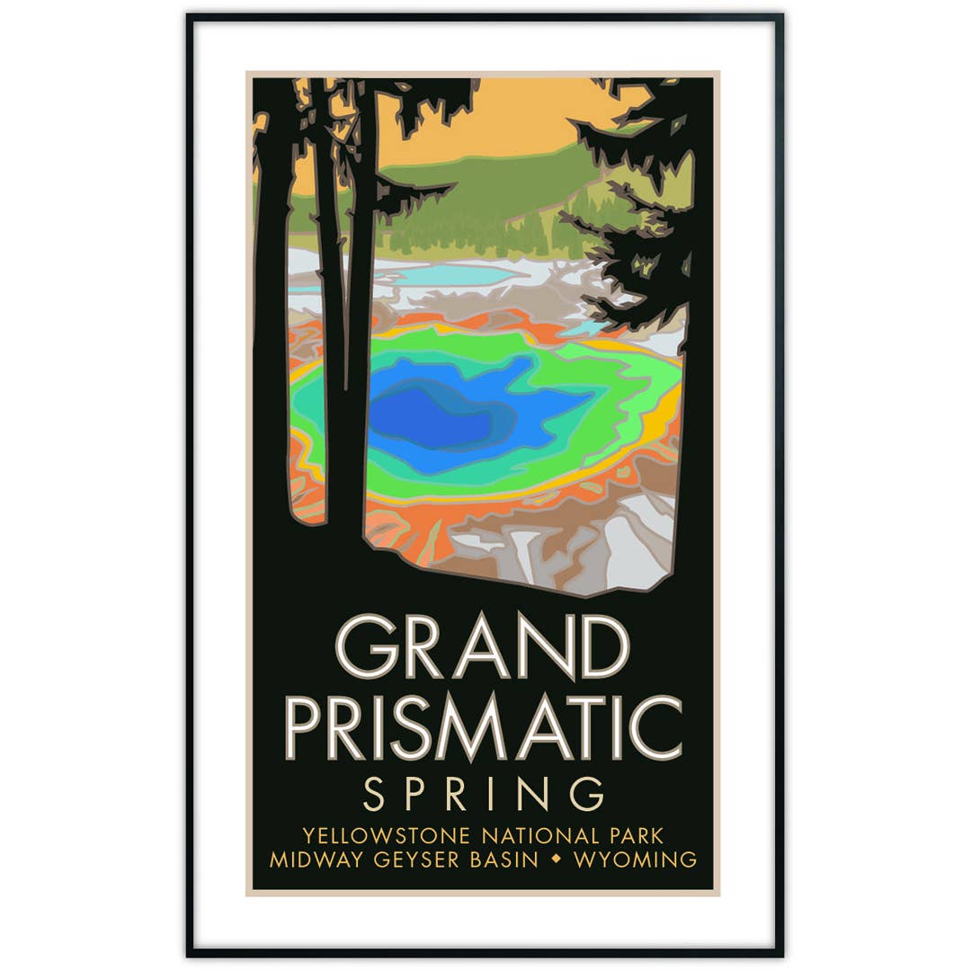 Grand Prismatic Spring - Yellowstone National Park Poster