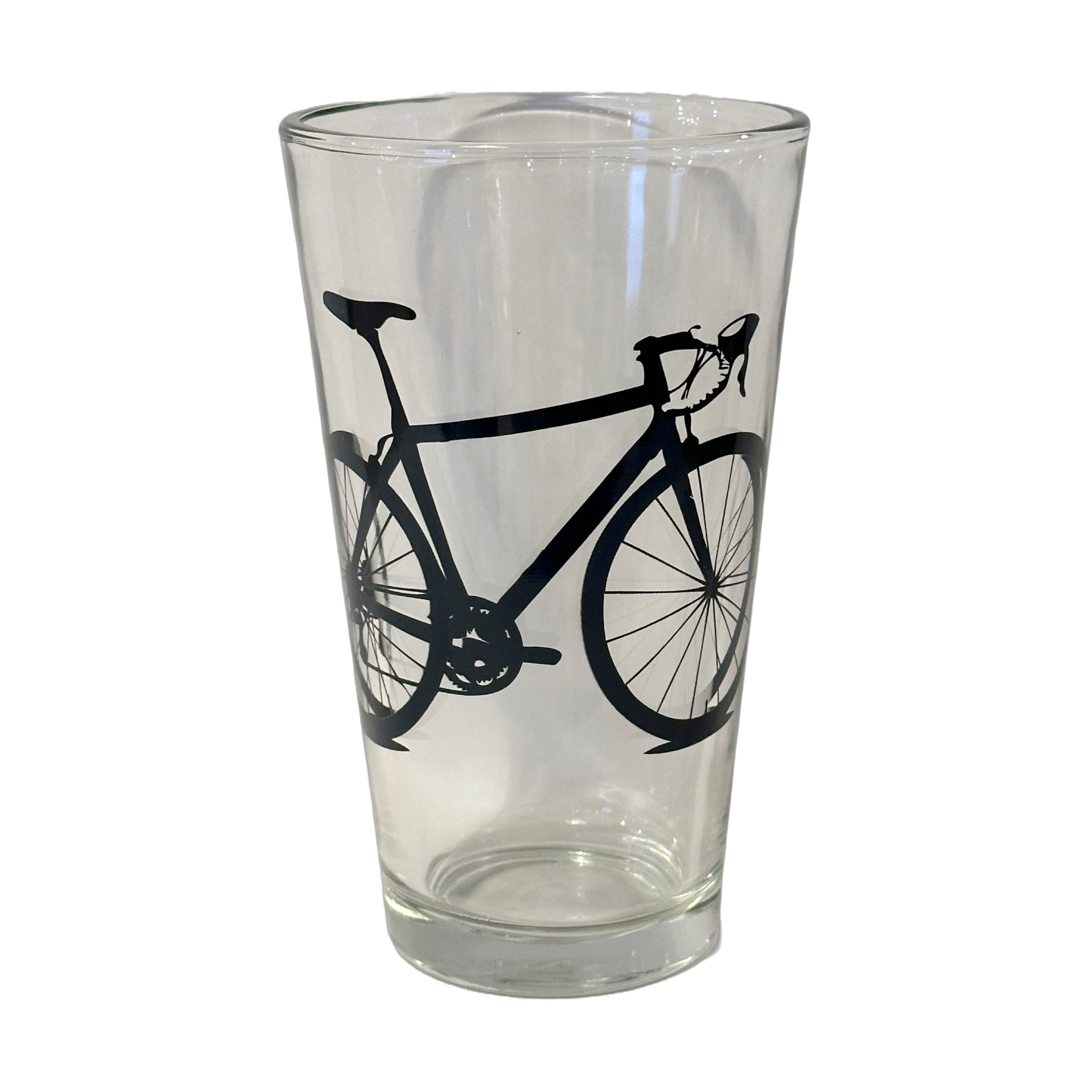 Bike Pint Glasses