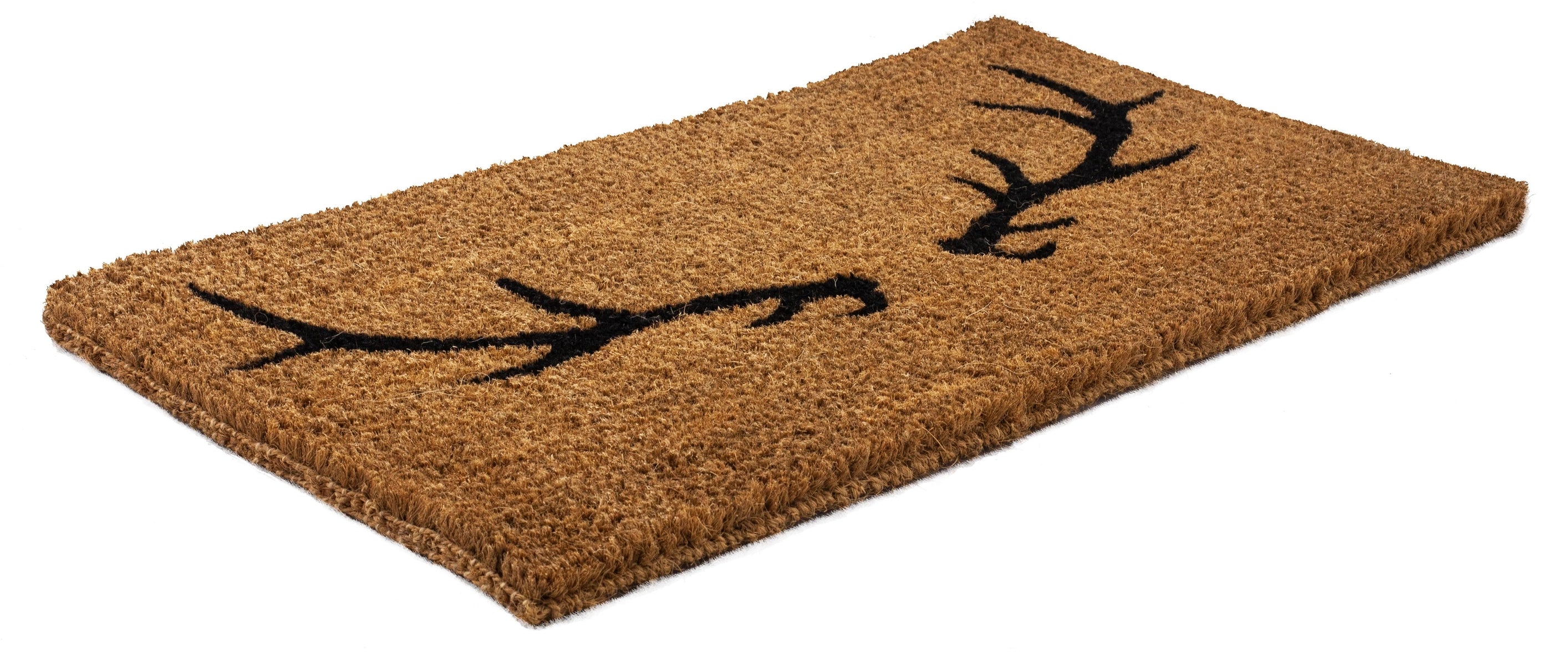 Antlers Handwoven Coconut Fiber Doormat