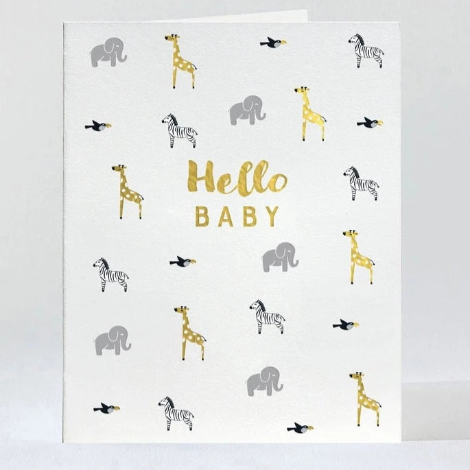 Mini Jungle Baby Card