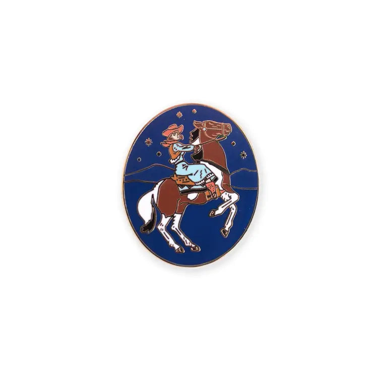 Cowgirl Enamel Pin