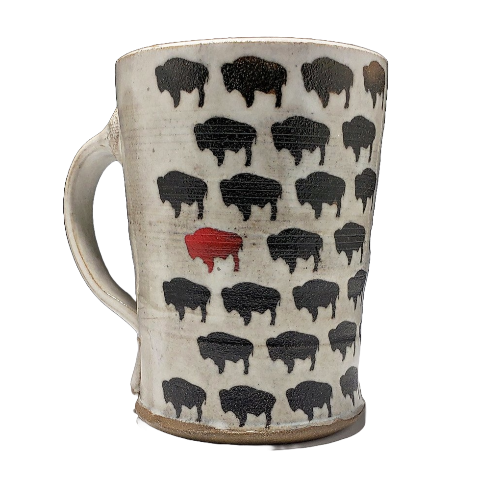 Bison Herd Mug