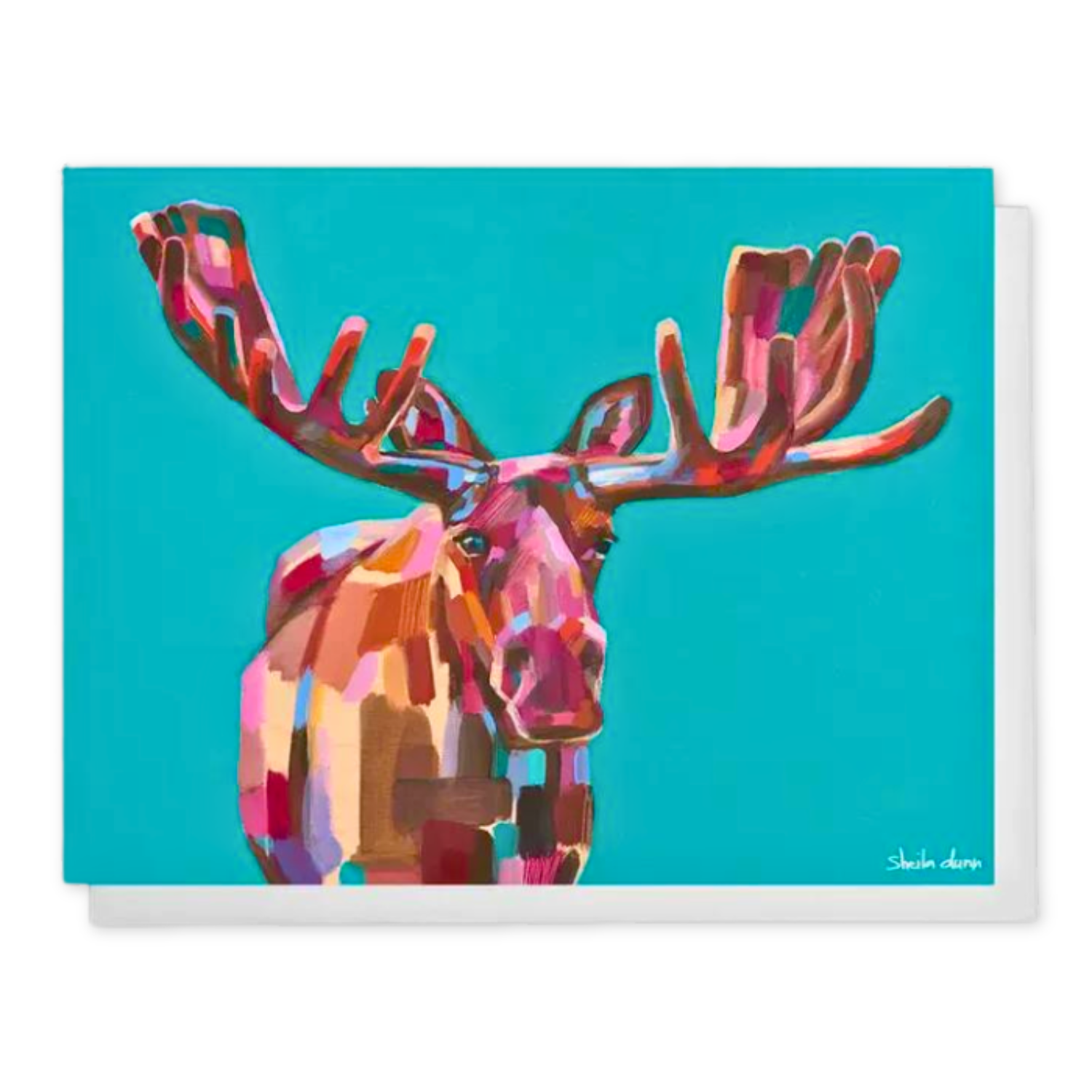 Bull Moose Greeting Card 