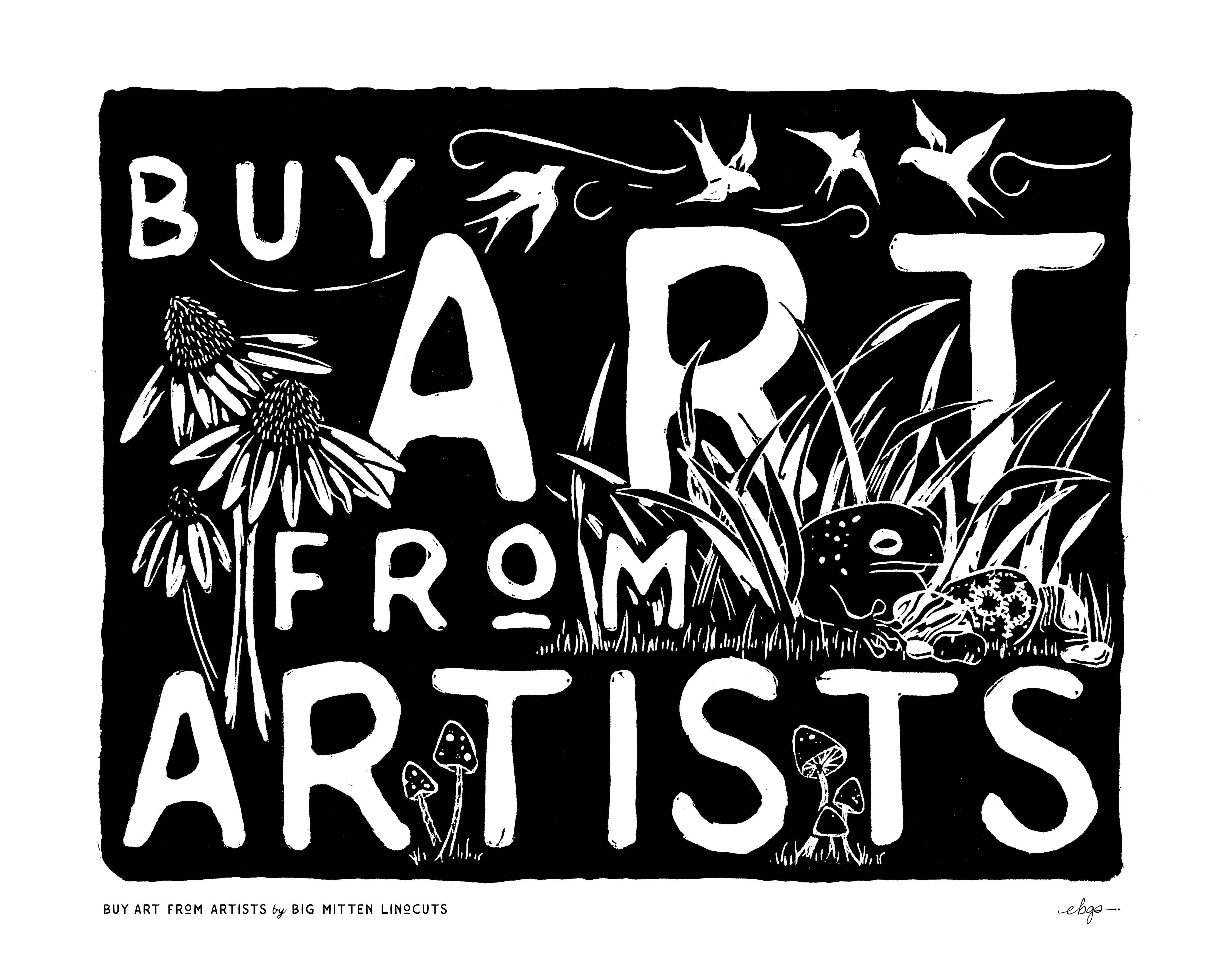 Black and White Art Print