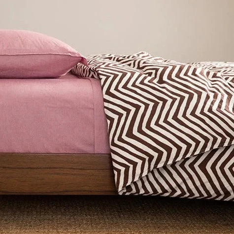 Chevron Heather Duvet Cover