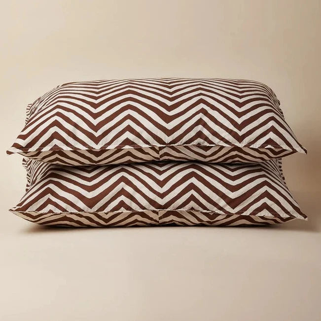 Chevron Heather Duvet Cover