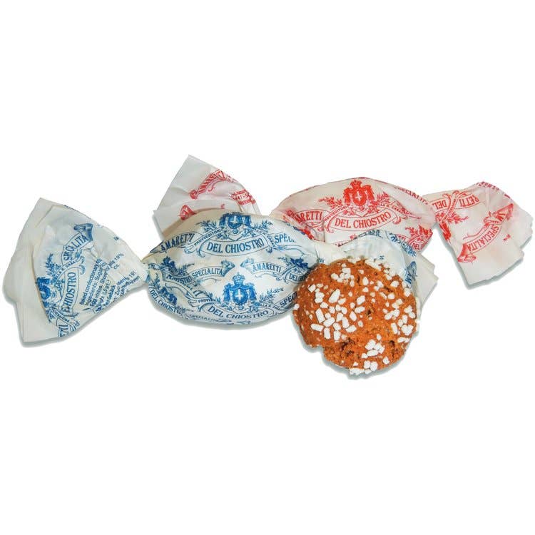Candies with decorative paper wrappers on a white background