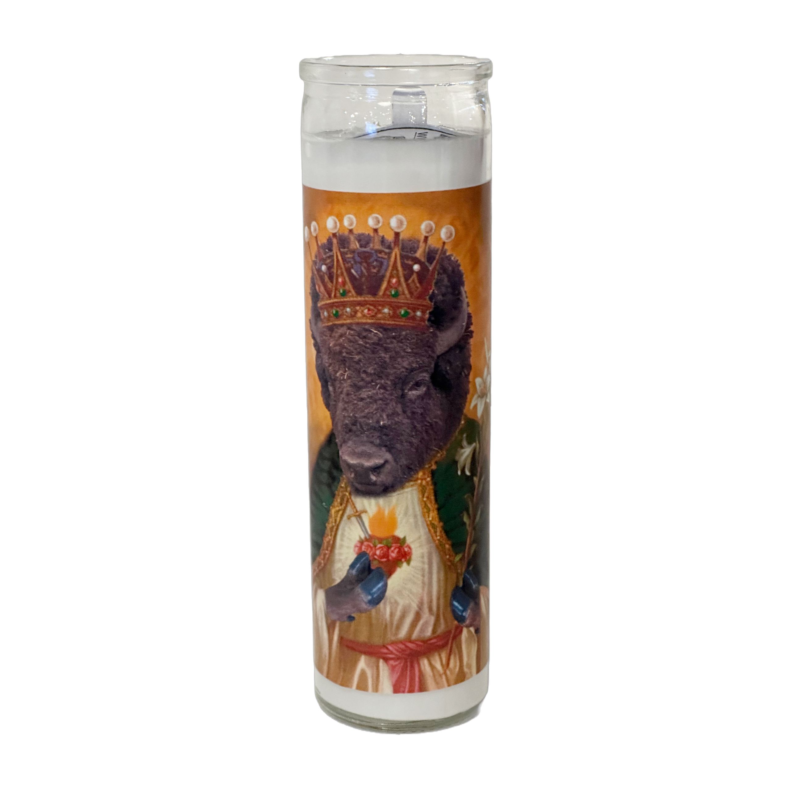 Wildlife Prayer Candle - Bison