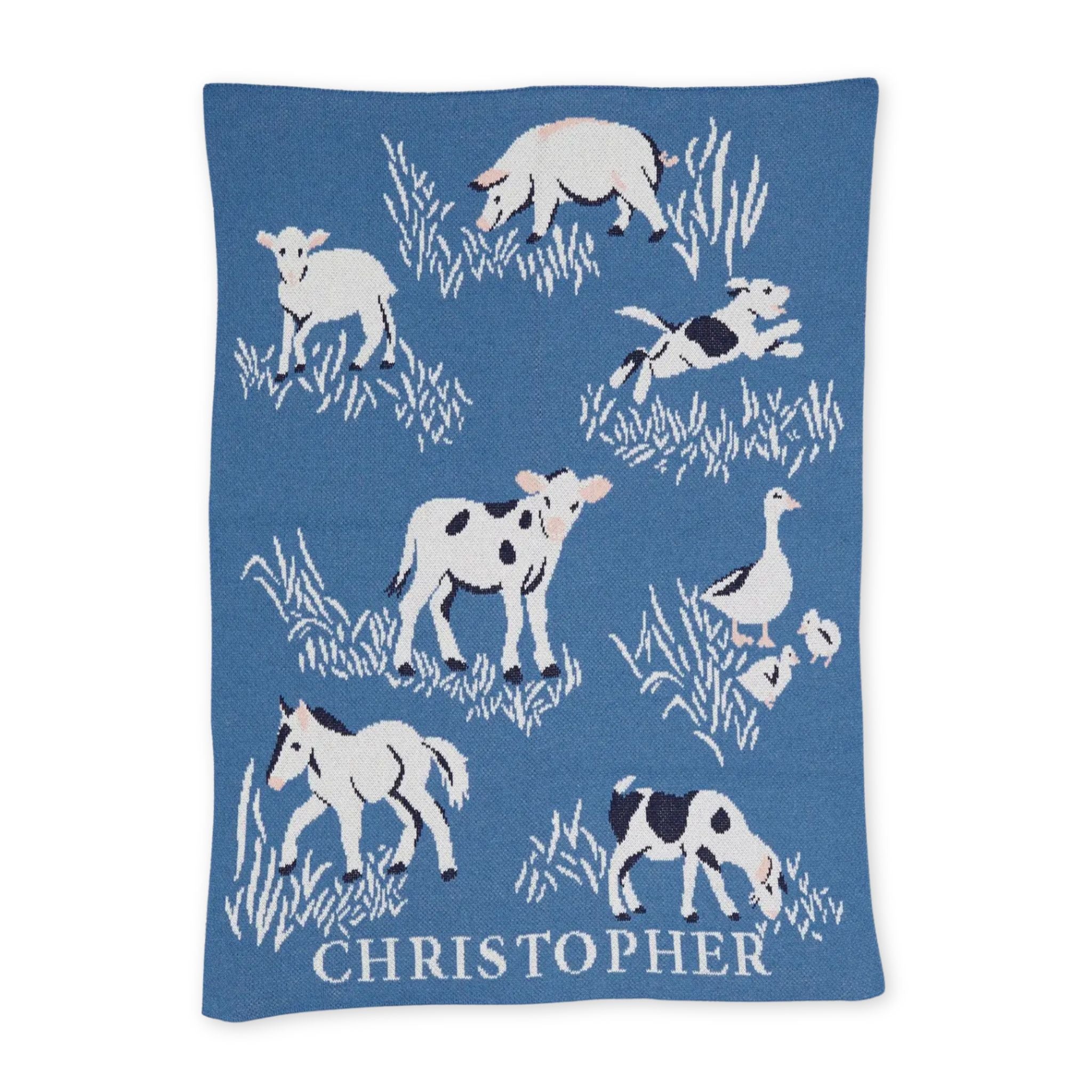 Farm Baby Blanket - Customizable