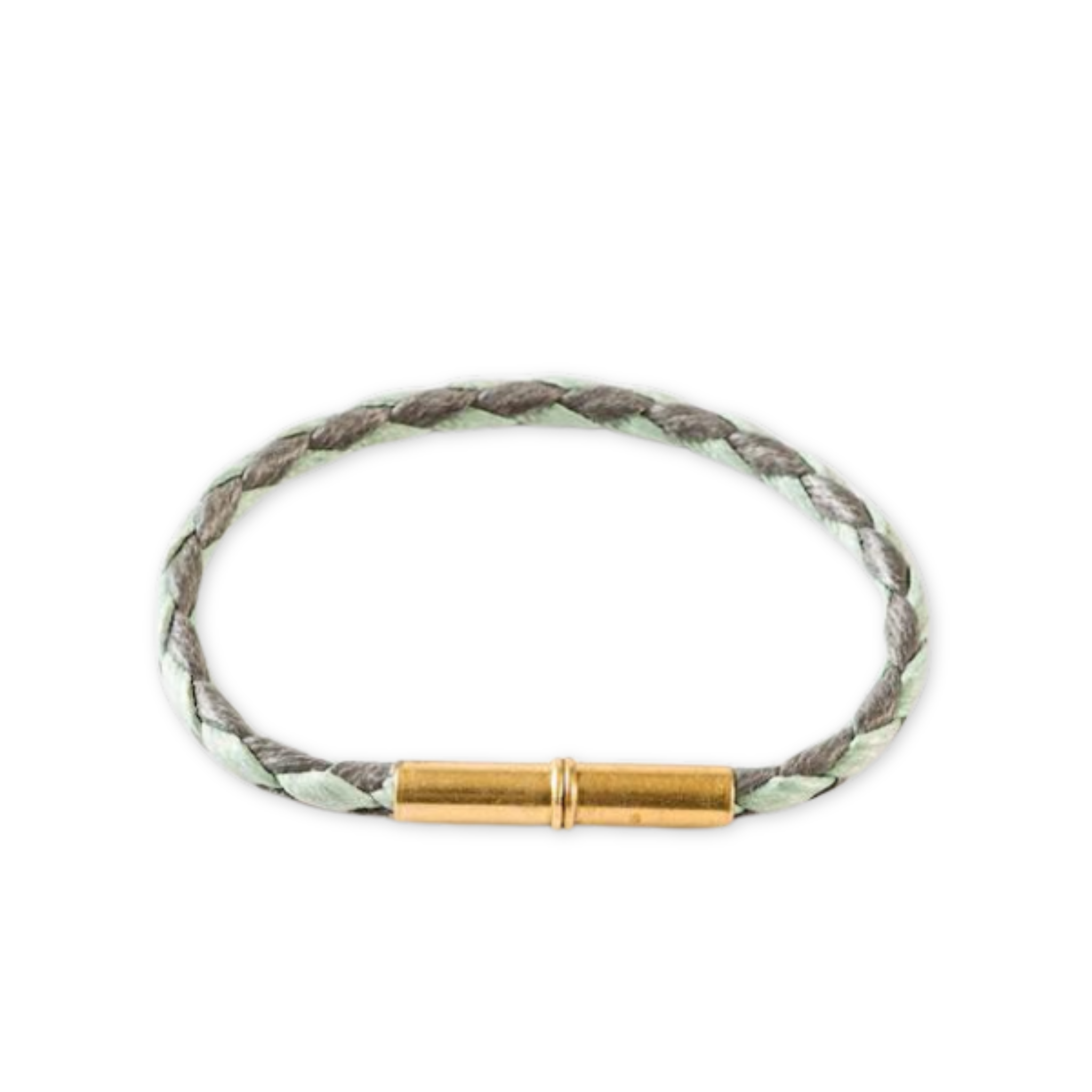 waxed canvas bracelet with .22 shell magnetic clasp