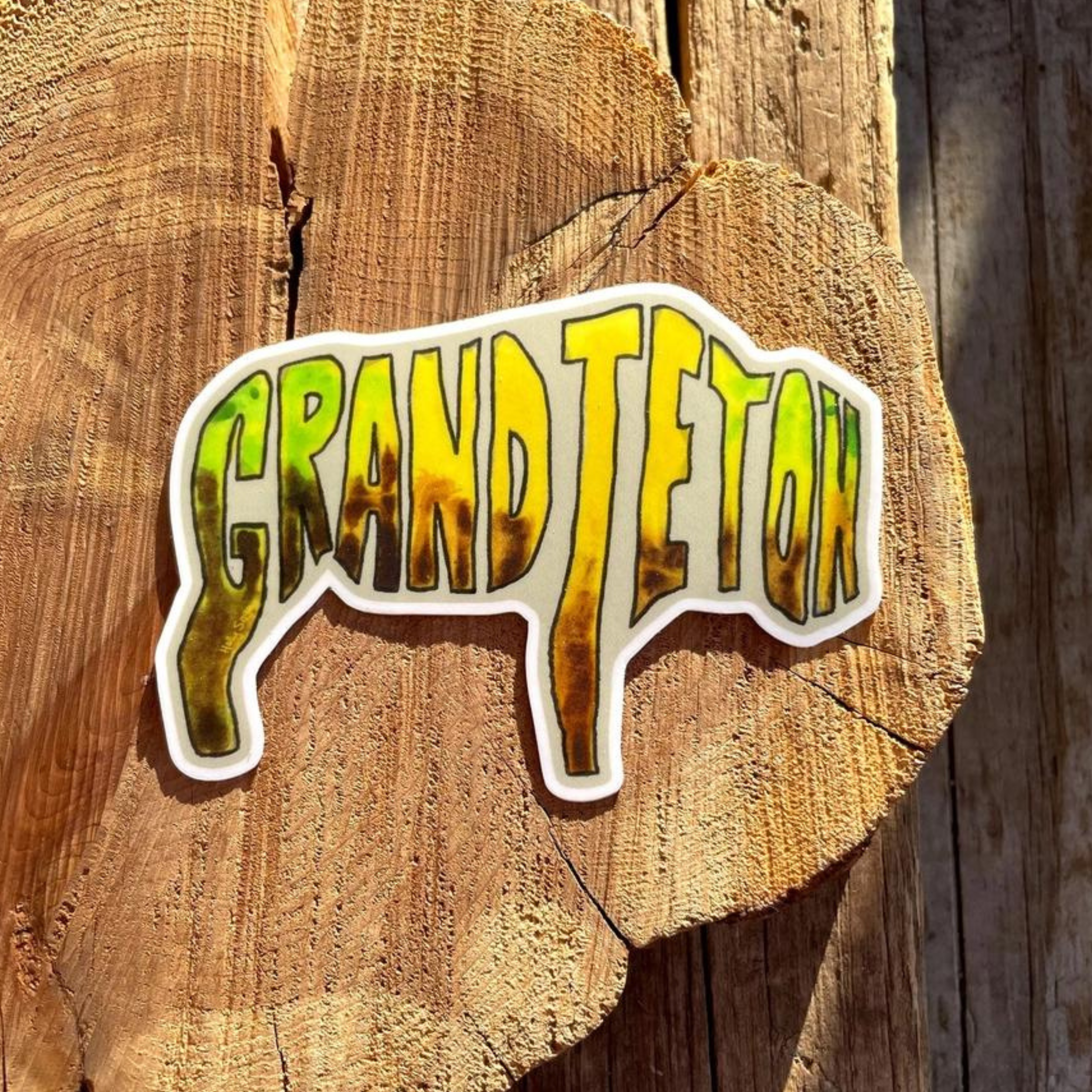 Grand Teton Bison Sticker