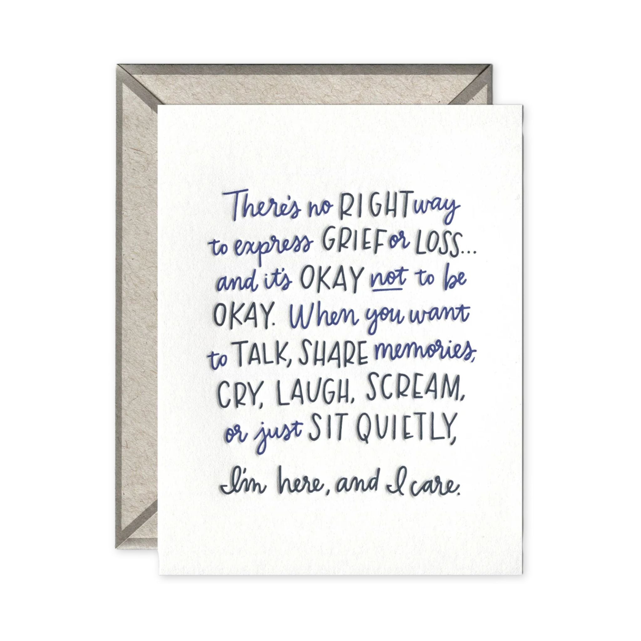 Greeting Sympathy Card