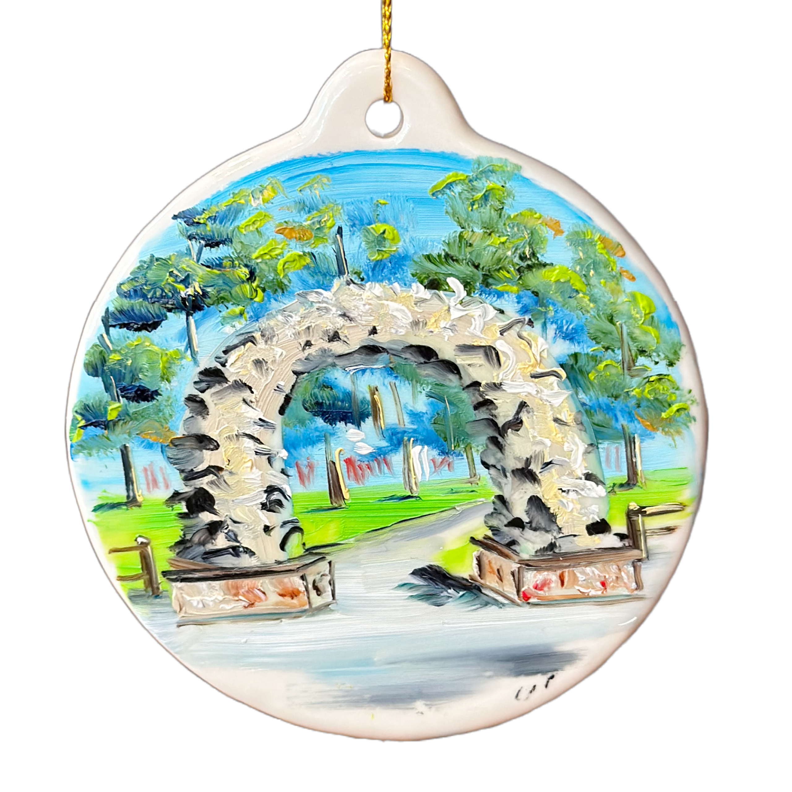 Antler Arch Ornament - Hand Painted