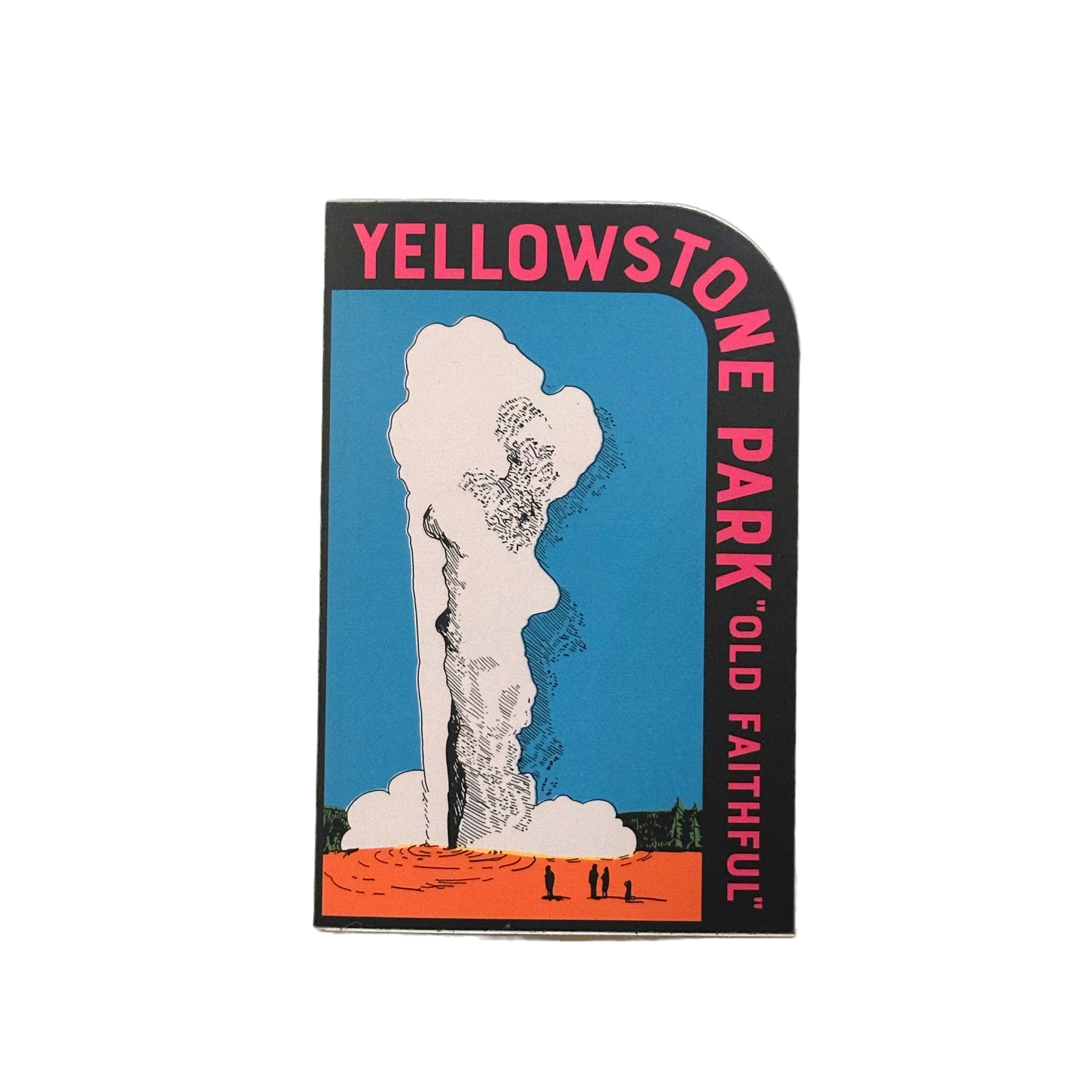 Retro Yellowstone Park Sticker