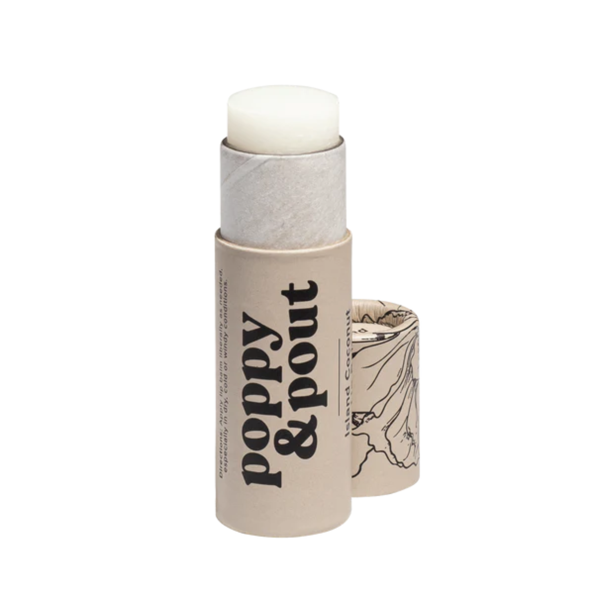 coconut scented hydrating lip balm