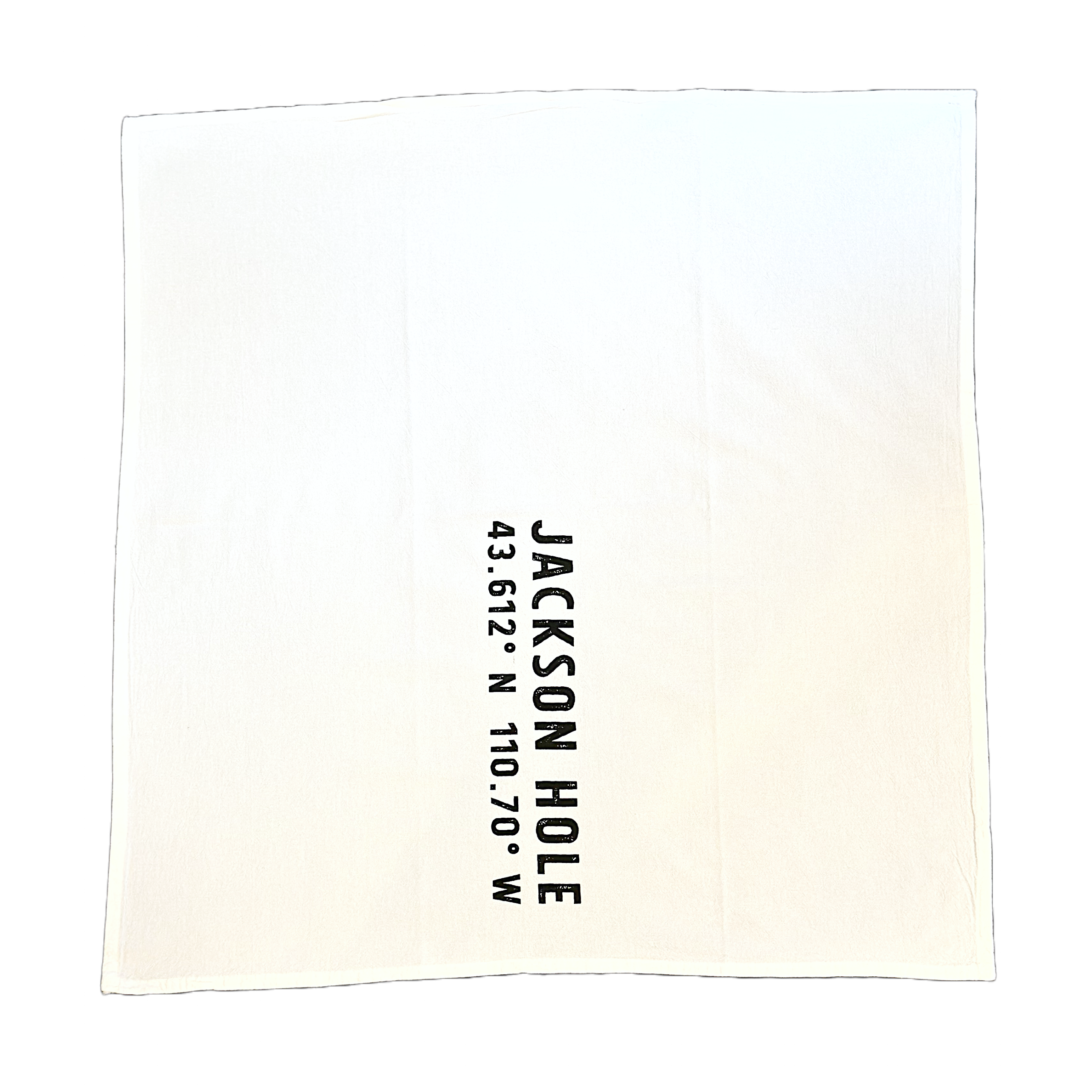 Jackson Hole Coordinates Tea Towel