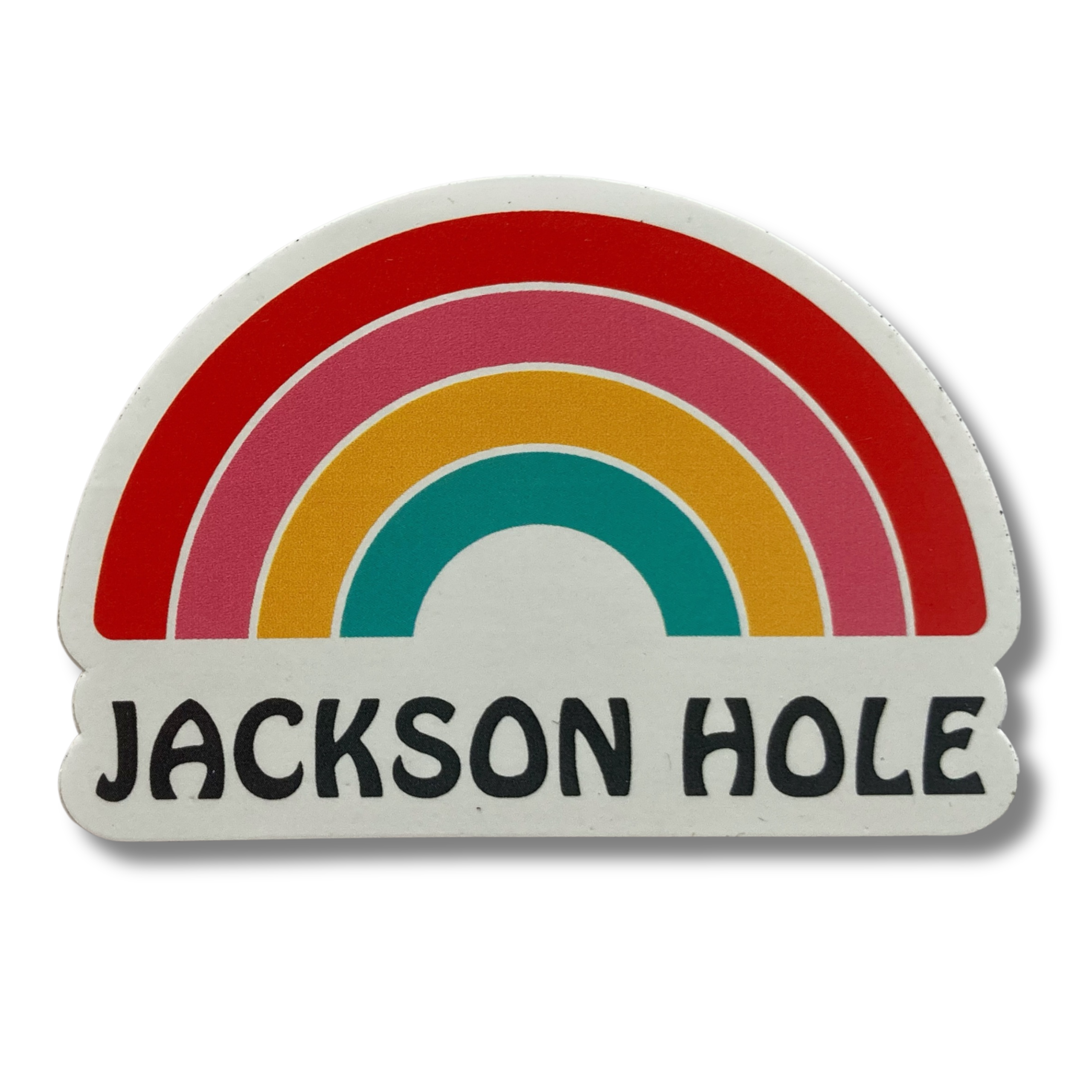 Jackson Hole Rainbow Sticker