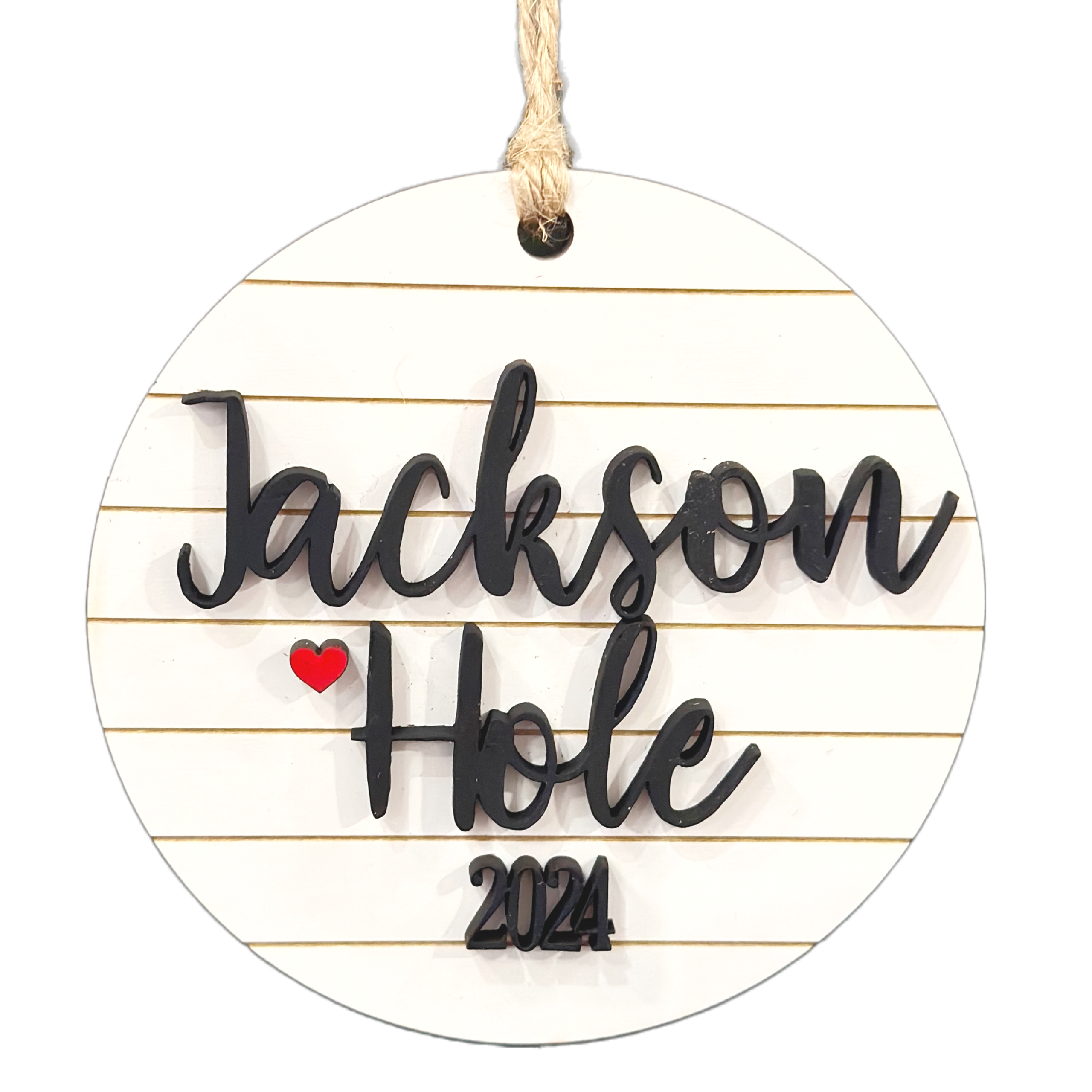 Jackson Hole Shiplap Ornament