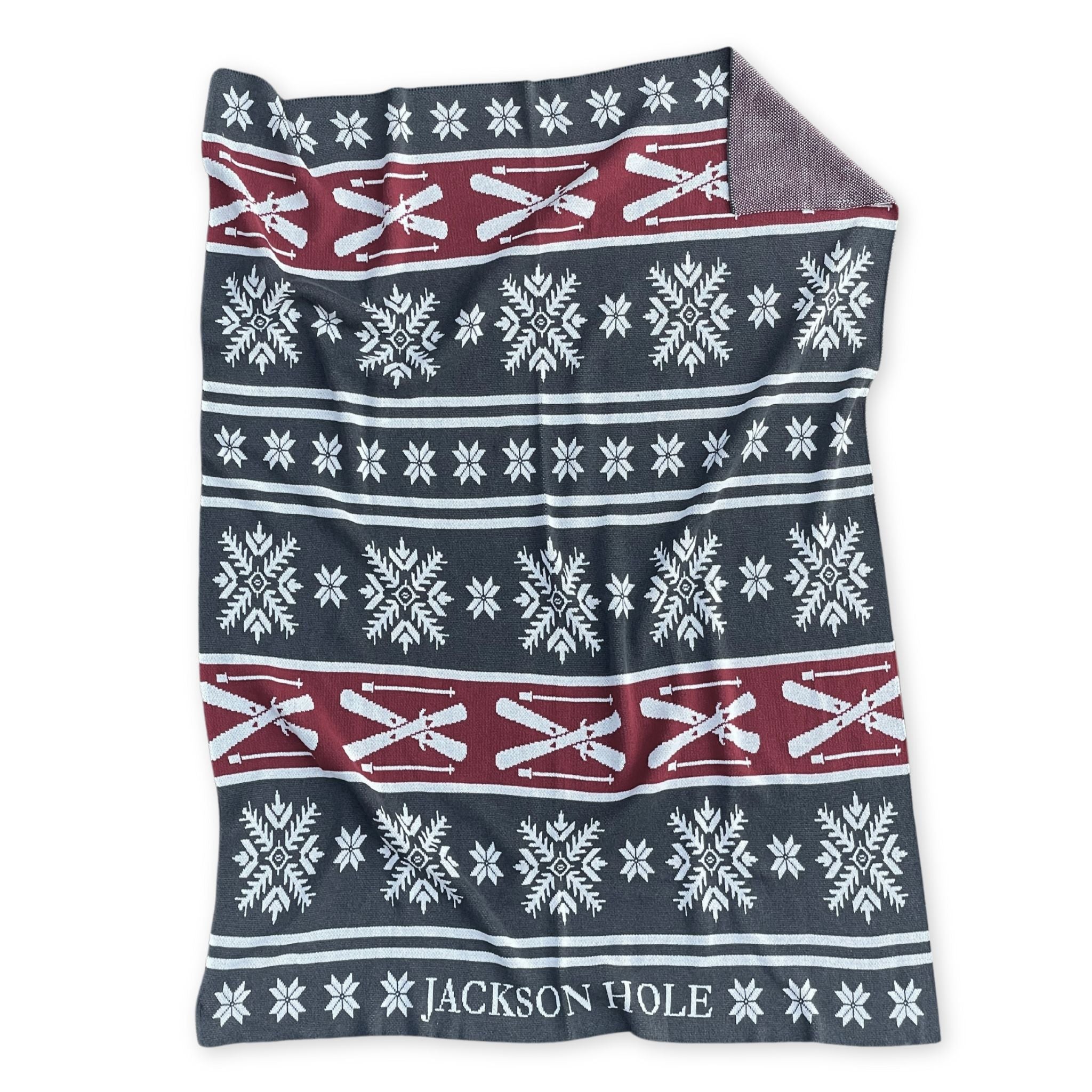 Jackson Hole Ski Fair Isle Throw