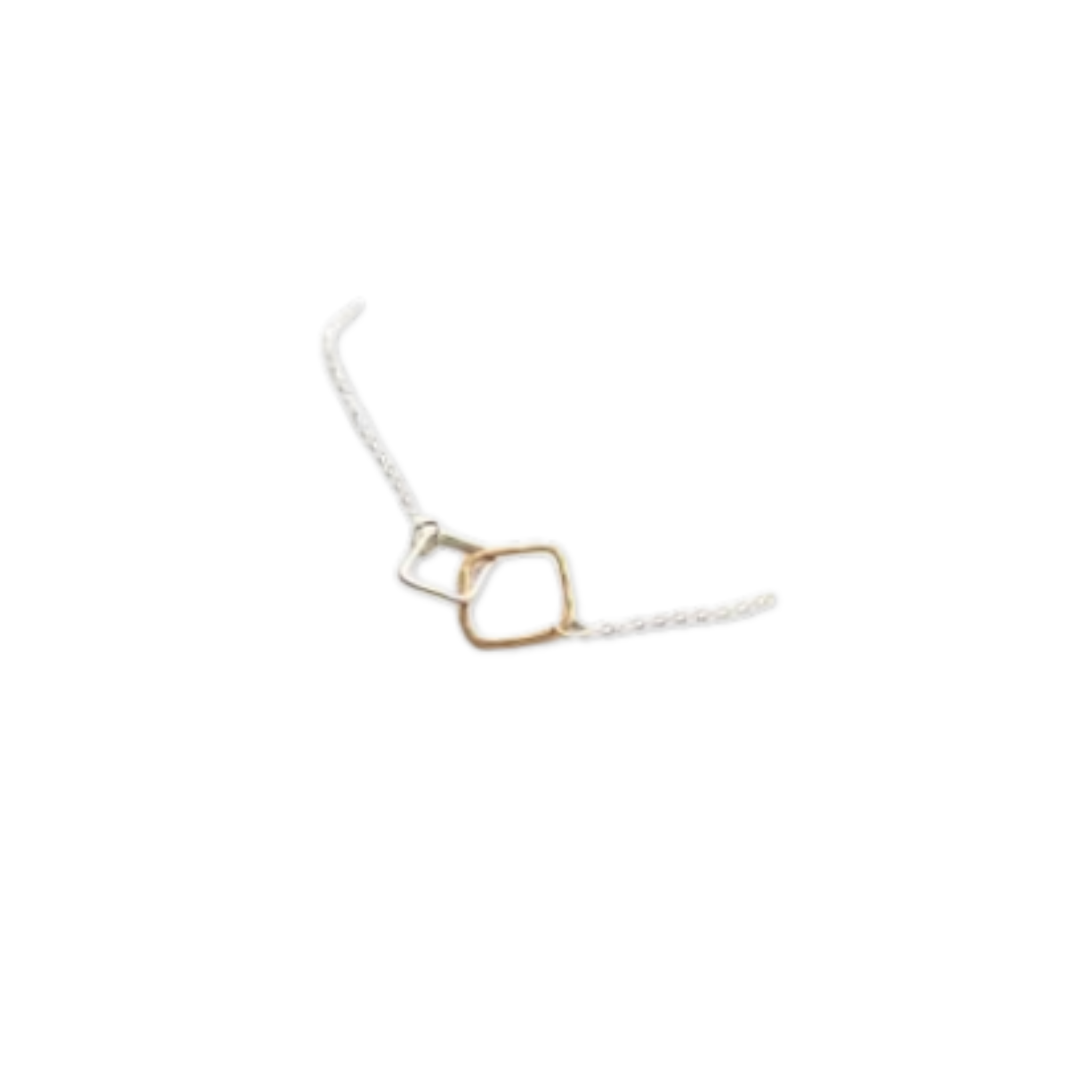 Kissing Squares Necklace