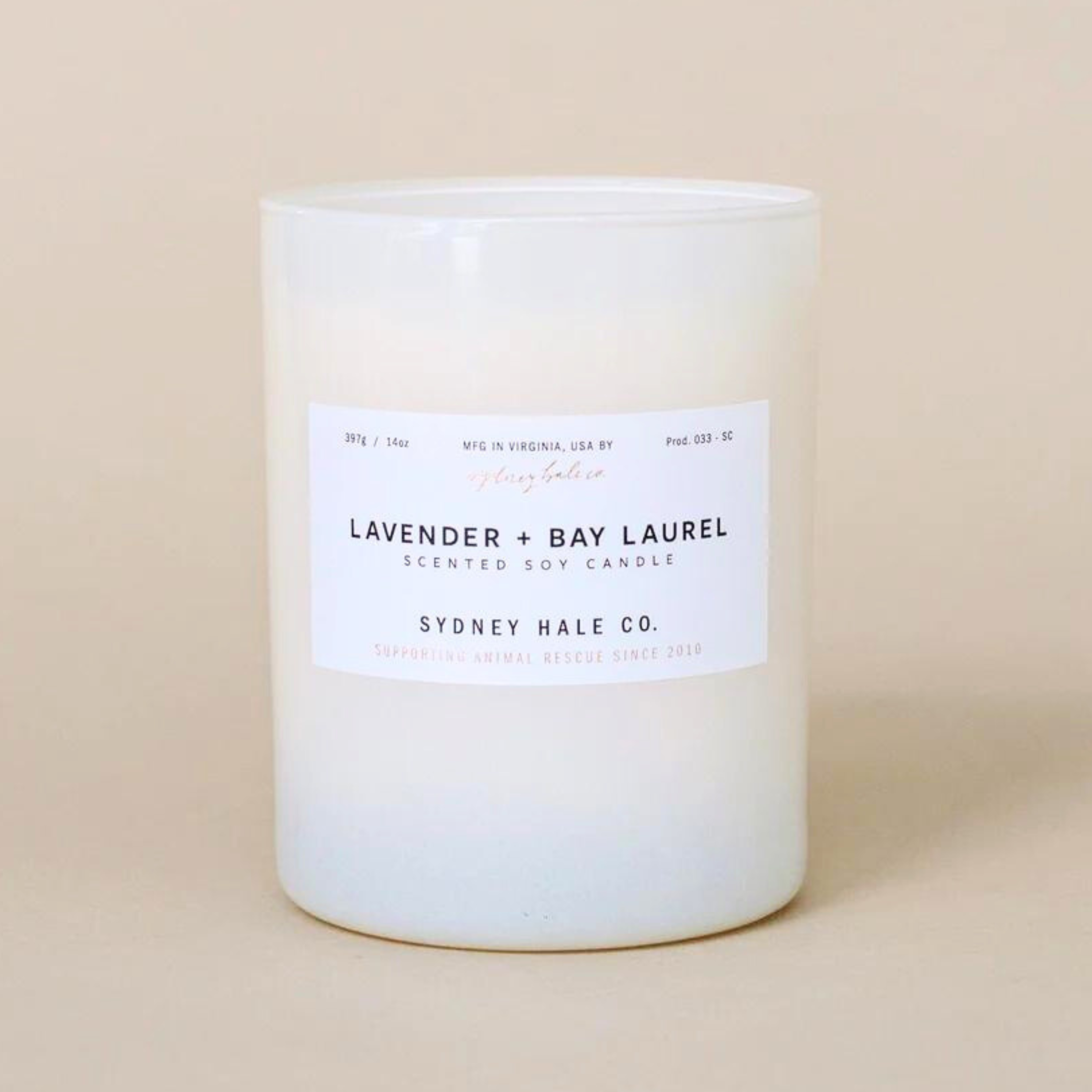 Sydney Hale Candle - Lavender & Bay Laurel