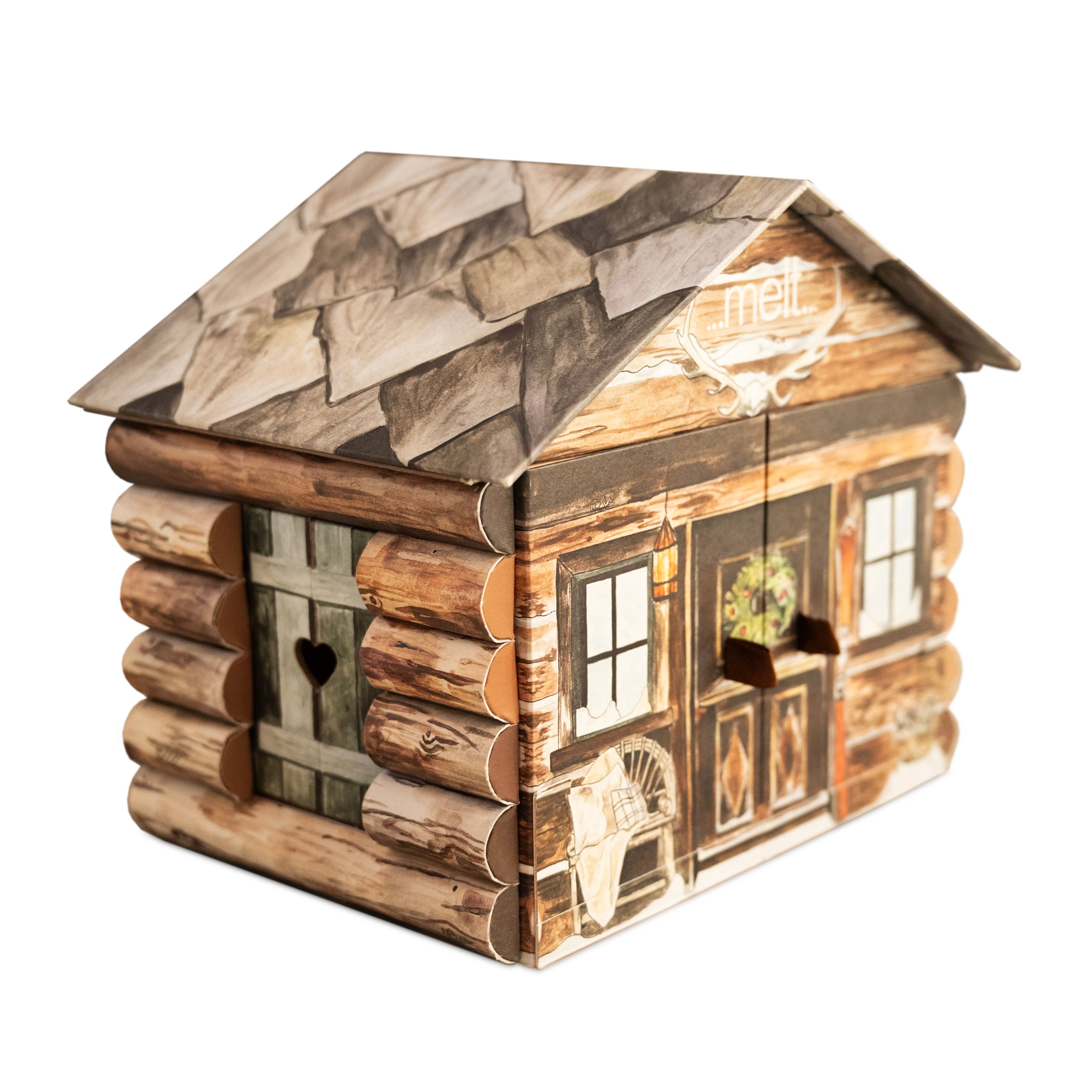 Log Cabin Advent Calendar - Melt Chocolates