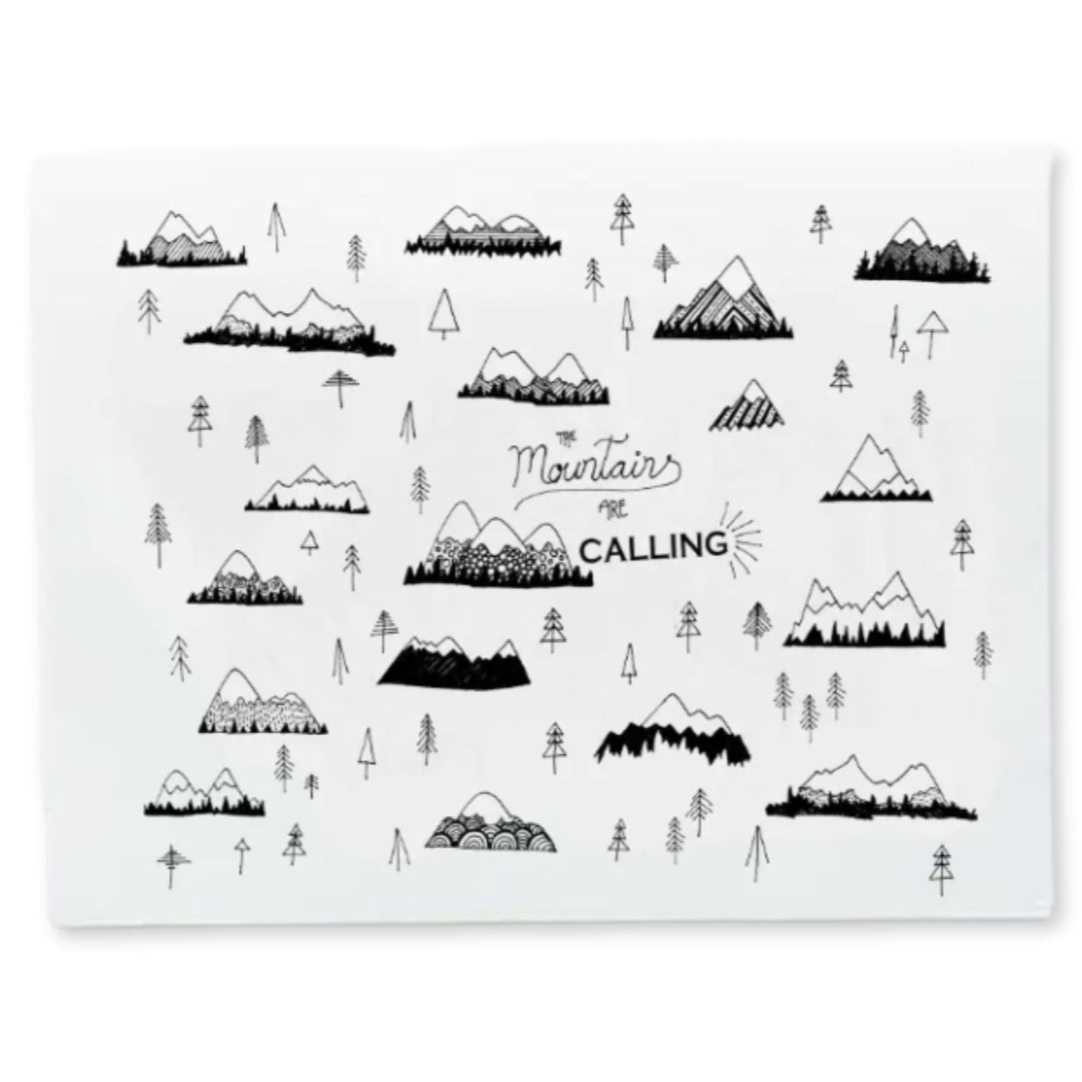 Card with Mountains 