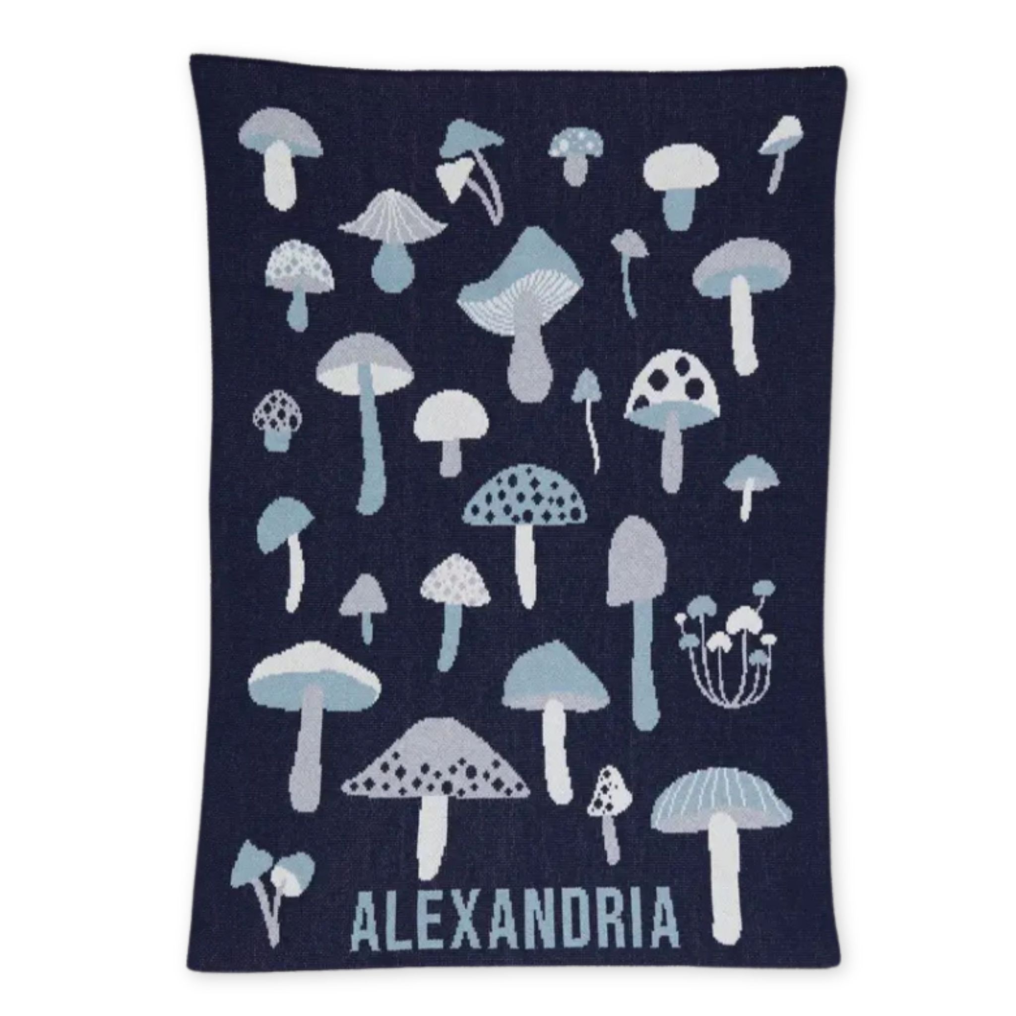 Mushroom Baby Blanket - Customizable