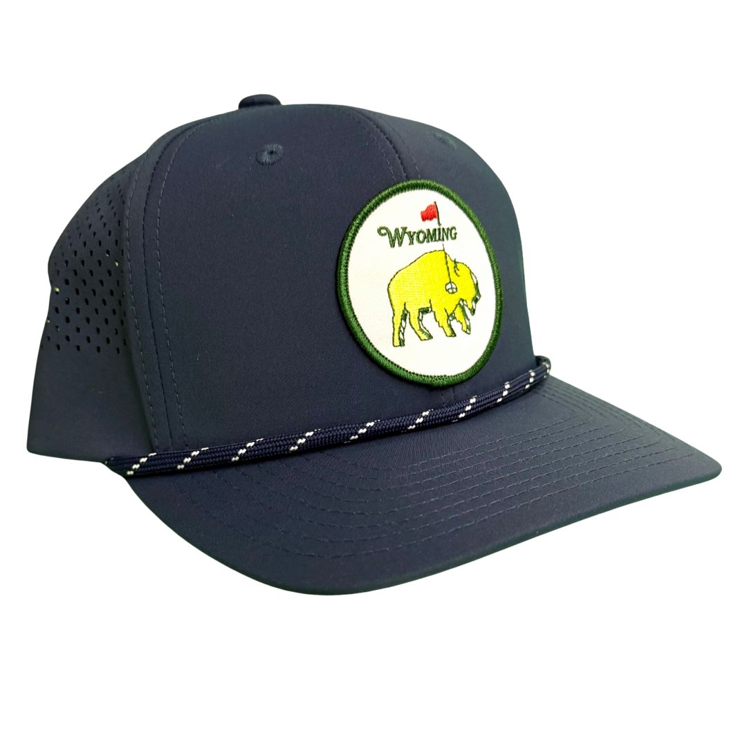 MADE Augusta Hat - Navy Rope Perforated