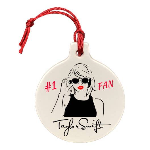 Number One Taylor Swift Fan Ornament