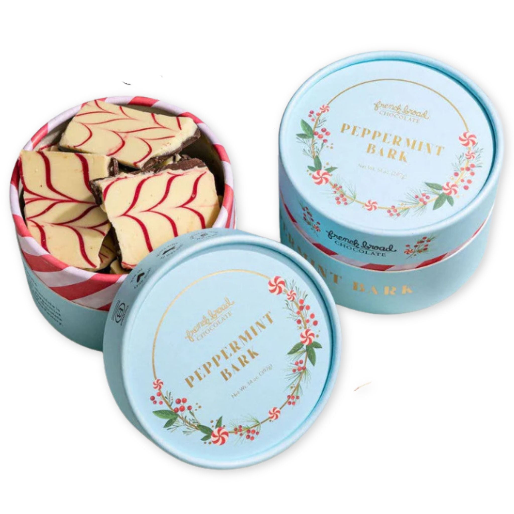 Peppermint Bark Blue Packaging