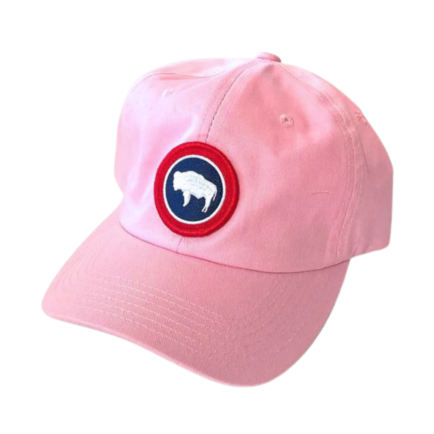 Pink Wyoming Patch Hat 